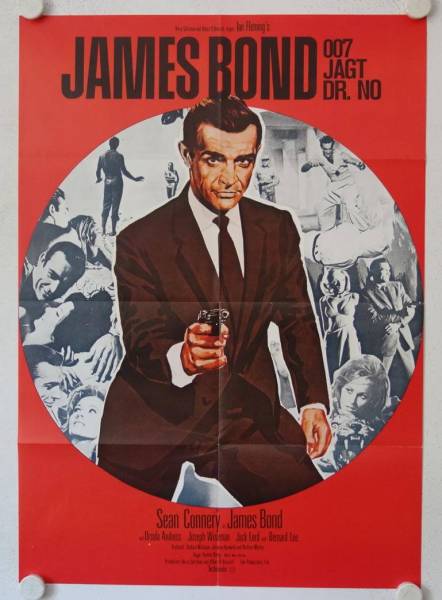 Dr. No re-release german movie poster